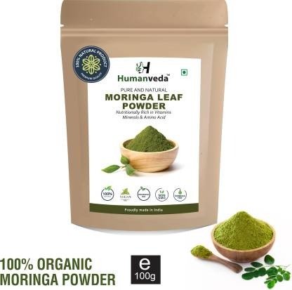 Humanveda 100% Pure & Natural Moringa Leaf Powder For Weight Loss (100 g) (100 g)