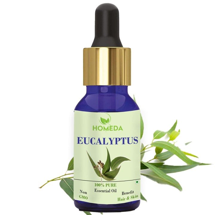 Eucalyptus Oil Essential Oil (Nilgiri Oil) for Cough, Hair, Diffuser, Aromatherapy 30ml
