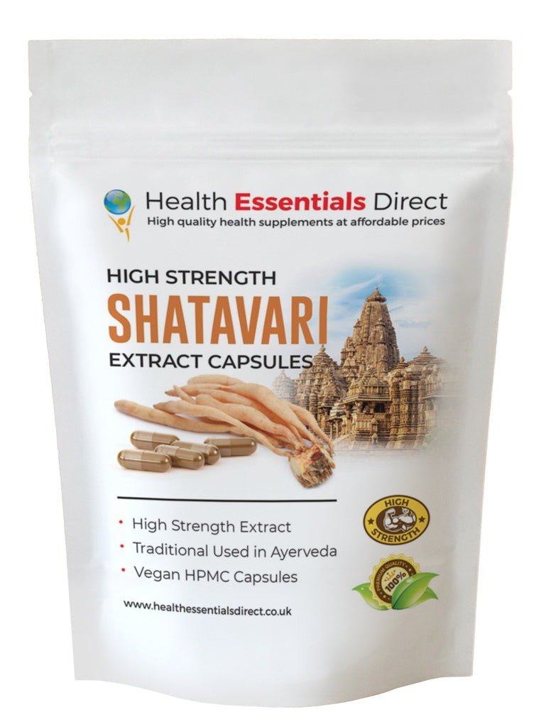 Shatavari Capsules - High Strength Extract 20% Saponins (Asparagus Racemosus)