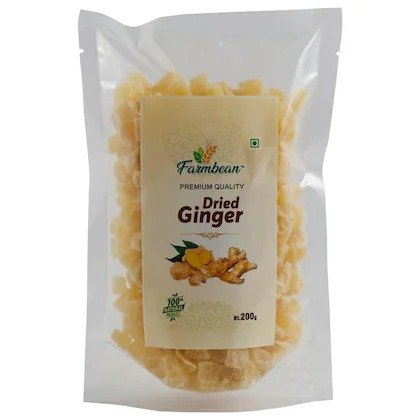 Farmbean Sweet Dried Ginger 200Gms (Pack of 1) | Mithi Adrak | Ginger Slices | Dried Ginger Candy | Sweet| Ginger Flavoured Mouth Freshener| Rich Aroma| Improves Digestion & Boosts Immunity