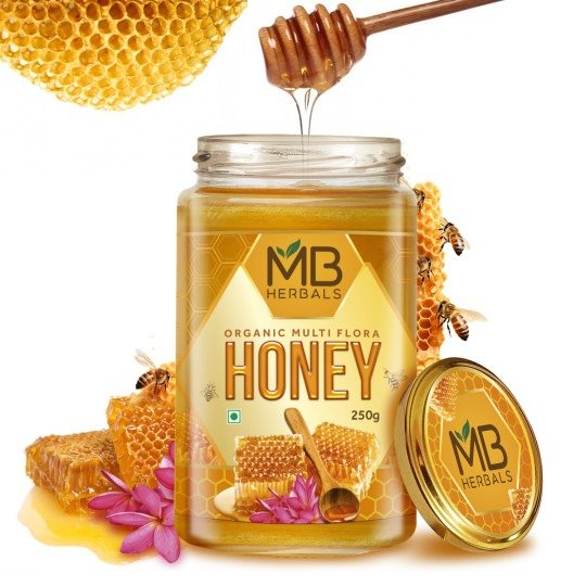 MB Herbals Organic Raw Honey 250g