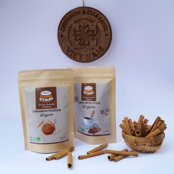 ORGANIC CINNAMON STICKS 200G – Cinna Kitchen organic Vietnamese cinnamon stick, premium Saigon cinnamon stick, Non GMO, certified organic