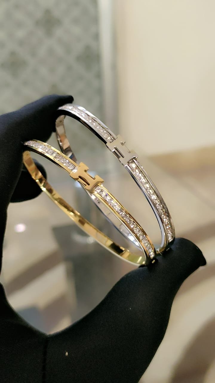Bangles Stainless Steel 2 piece