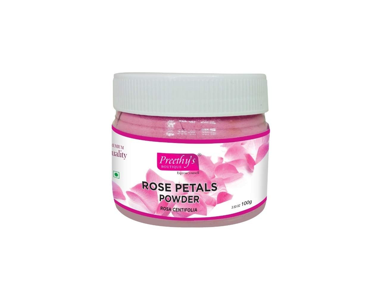 Rose Petals Powder 100gm - For Dark Circles, Acne & Scars - Act as Natural Cleanser & Hair Conditioner