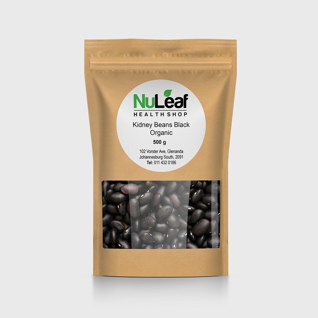 NuLeaf Health Shop Kidney Beans Black Organic 500g000000