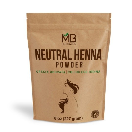 MB Herbals Neutral Henna | Senna Powder 227g