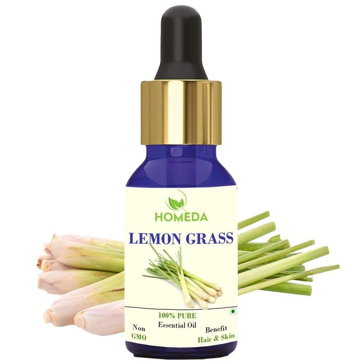 Lemongrass Essential Oil for Diffuser, Room Freshener, Hair Growth, Skin, Face 30ml