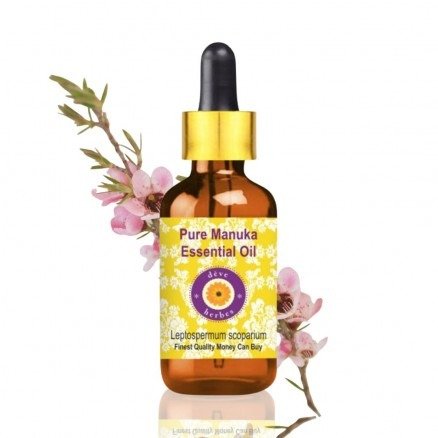 Pure Manuka Essential Oil (Leptospermum scoparium) 100% Natural Therapeutic Grade Steam Distilled