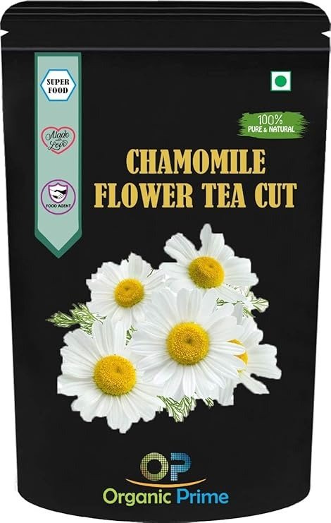 Organic Prime Chamomile Flower Tea Cut - 200 GM