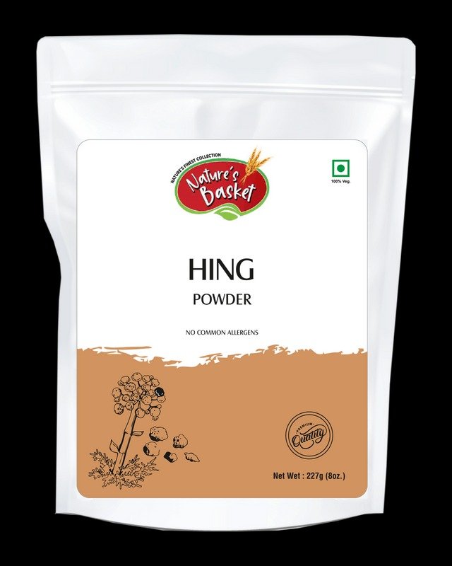 Nature's Basket Compounded Hing (asafoetida) powder - Contains gluten 100g