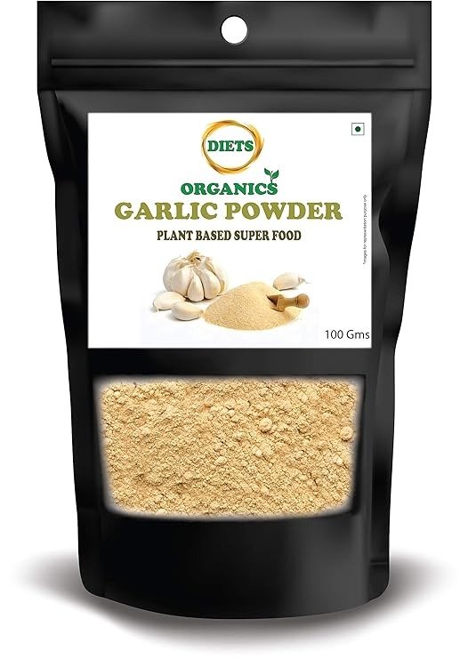 DIETS ORGANICS Garlic Powder,Natural & Dehydrated Garlic Powder-100gms