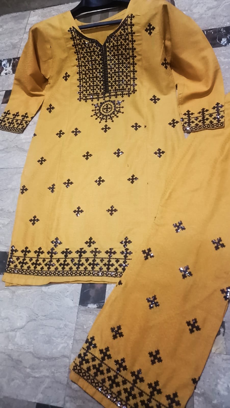 Salf cotton 2pcs size free ladies