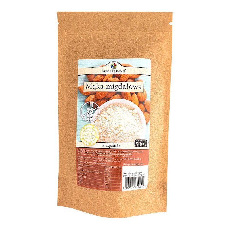 Gluten Free Spanish Almond Flour 500g Pięć Przemian