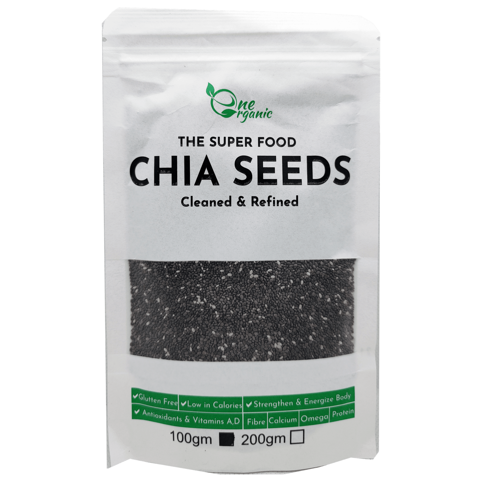 Organic Chia Seeds 100gm – (imported) Superfood , Full of Health Benefits , Weight Loss