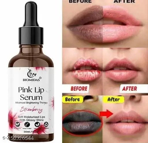 Biomidas Lip Serum Oil With 12X Advance Brightening Therapy For Soft Moisturised & Glossy Lips 30ML
