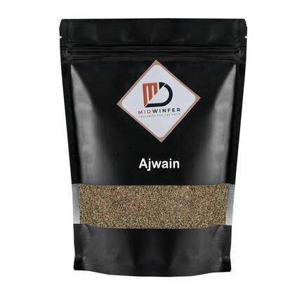 Midwinfer Organic Whole Ajwain Seeds, 200 Gm