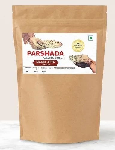Parshada 500g Makki Atta, Packaging Type: Packet 500gm