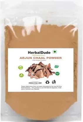 HERBALDUDE Arjun Chaal Powder, Arjuna Bark, Arjun Chal Kwath, Arjuna Chettu Chhal (100g) (100 g)