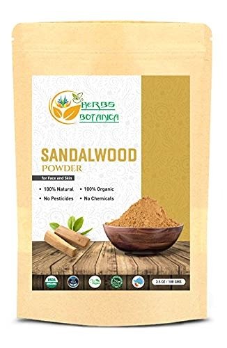 Herbs Botanica Chandan (Sandalwood) Powder Organic 100gm
