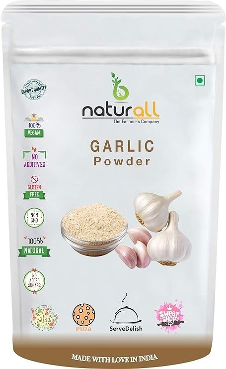 B Naturall 100% Garlic Powder/Dehydrated Ready to Use -100 GM by B Naturall
