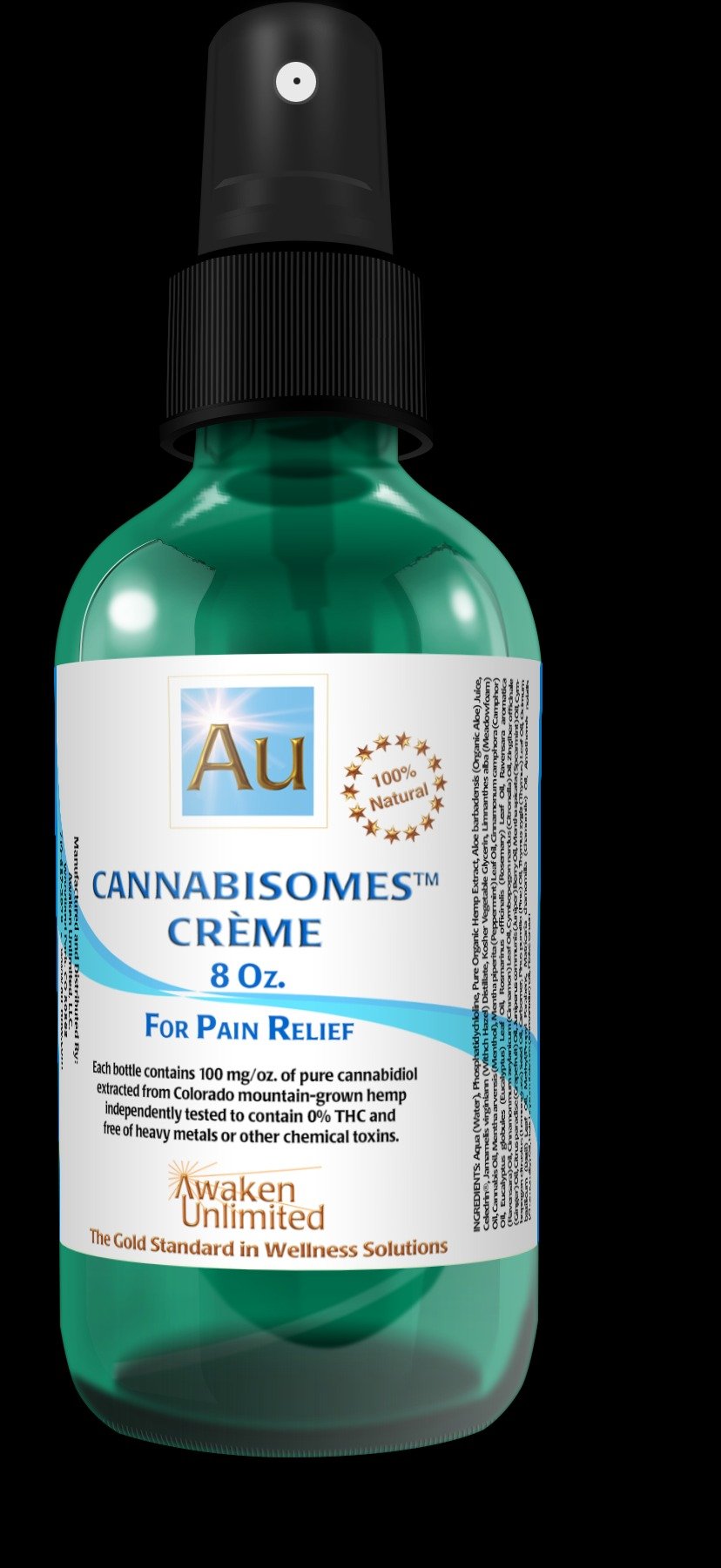 AU, CBD, Cannabisome Creme, Cucumber, (8 oz) 30ml