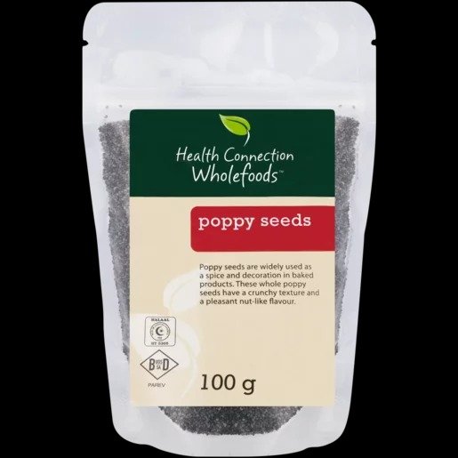 Health Connection Wholefoods Poppy Seeds 100g