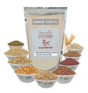 Shree Surya Multigrain Flour -Special Atta ( Mix of 10 Grains) 500gm