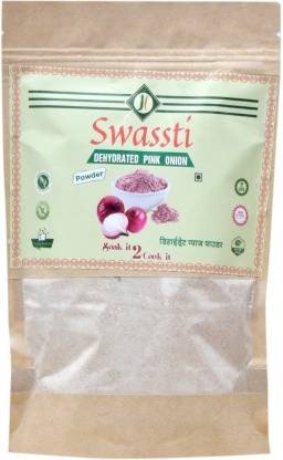 swassti Dehydrated Pink Onion Powder -200g, 100% Natural, Gluten Free, No Preservatives (200 g)