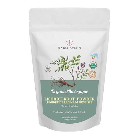 AARSHAVEDA | LICORICE POWDER | USDA CERTIFIED ORGANIC 100g