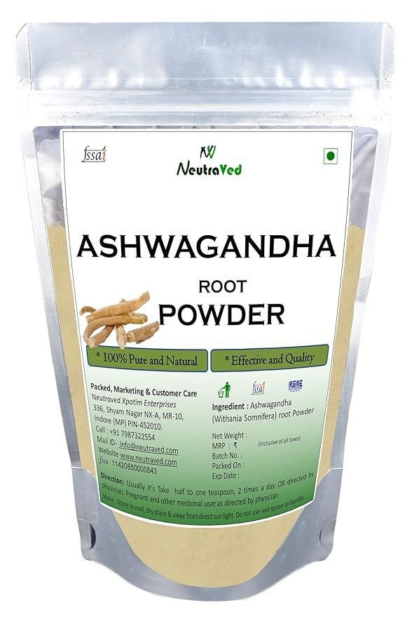 Neutraved Ashwagandha Root Powder - 200 GM