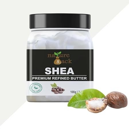 NatureSack's 100% Pure, Premium Refined Natural Shea Butter (100gm)