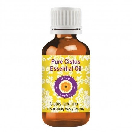 Pure Cistus Essential Oil (Cistus ladanifer) 100% Natural Therapeutic Grade Steam DistilledPure Cistus Essential Oil (Cistus ladanifer) 100% Natural Therapeutic Grade Steam Distilled