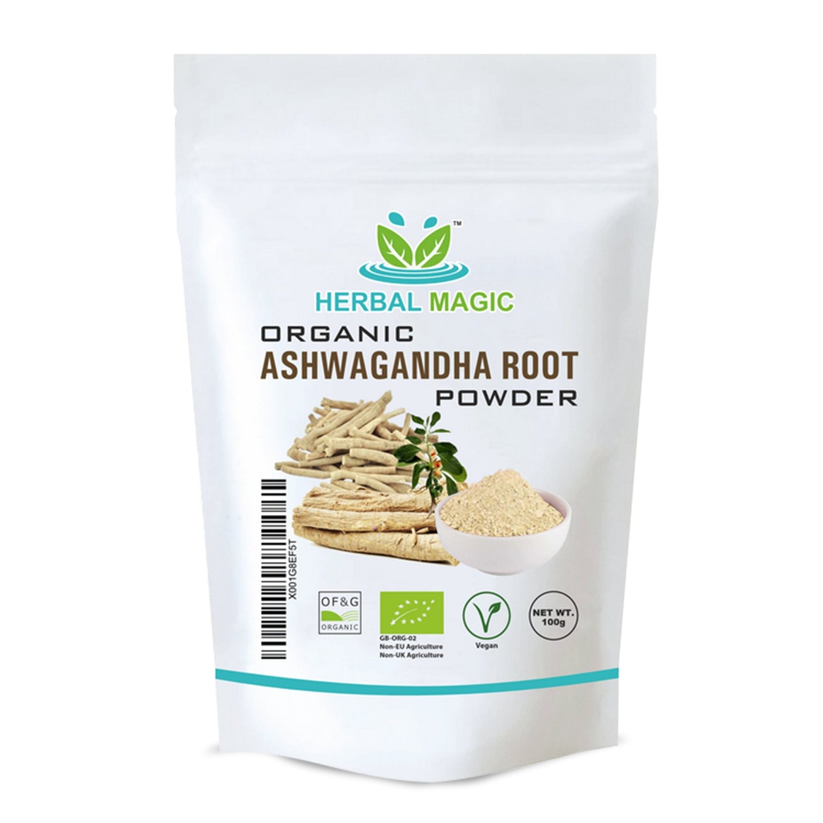 Organic Ashwagandha Root Powder 200gm