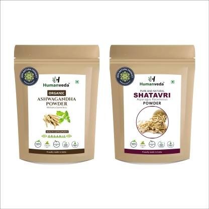 Humanveda Ashwagandha Powder Strength & Vitality with Natural Shatavari Powder - ( 200gm