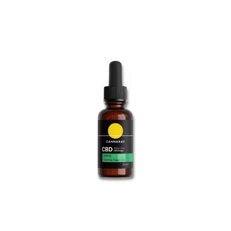 Cannaray CBD Night-Time CBD Oil Drops 1800mg 30ml