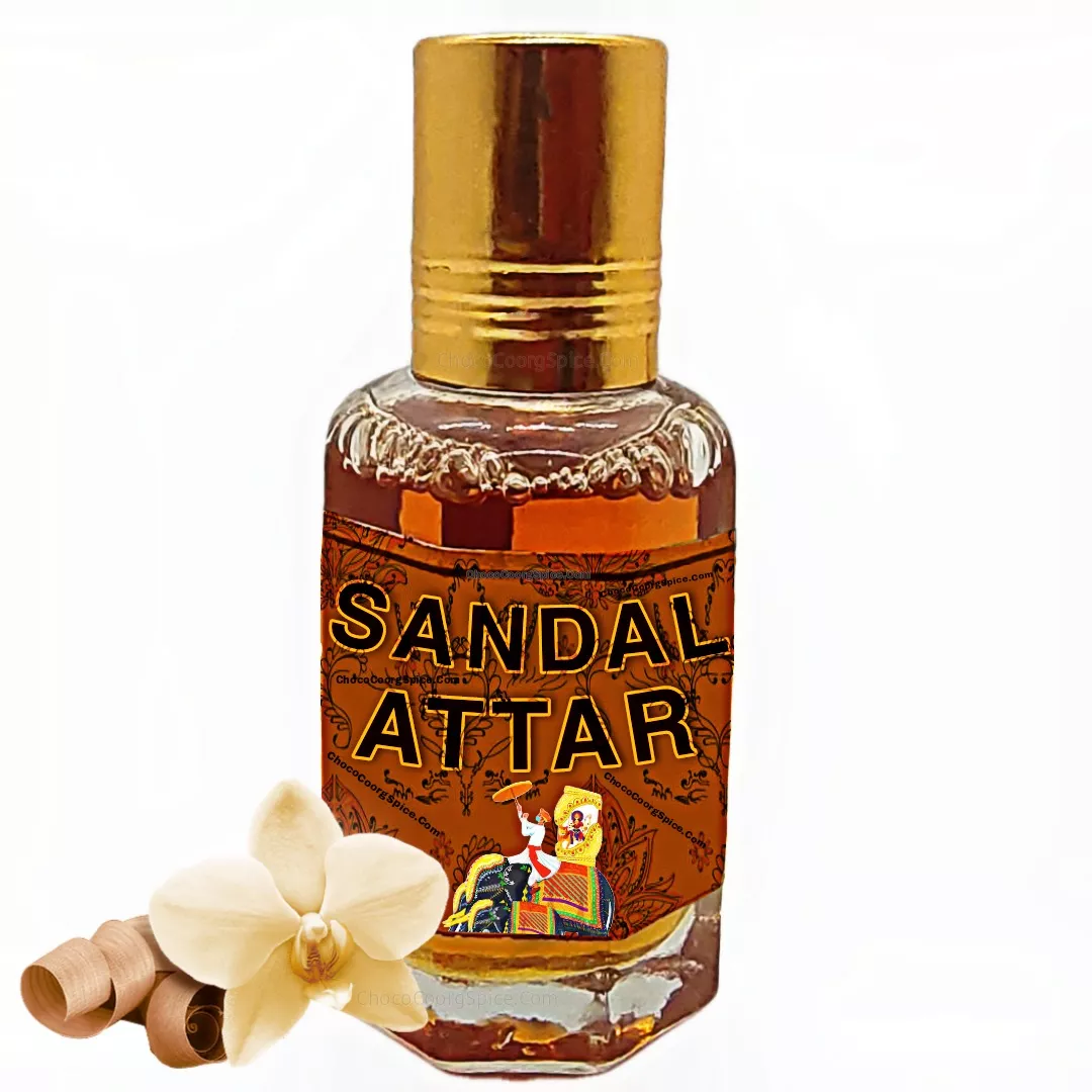 SANDAL ATTAR Rollon 12ml - Unveil Exquisite Fragrance - Deluxe Long Lasting Aroma