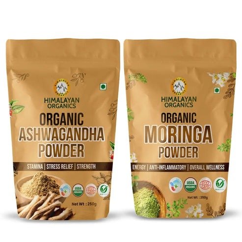 Himalayan Organics Combo of Certified Organic Ashwagandha Powder (250 gm)
