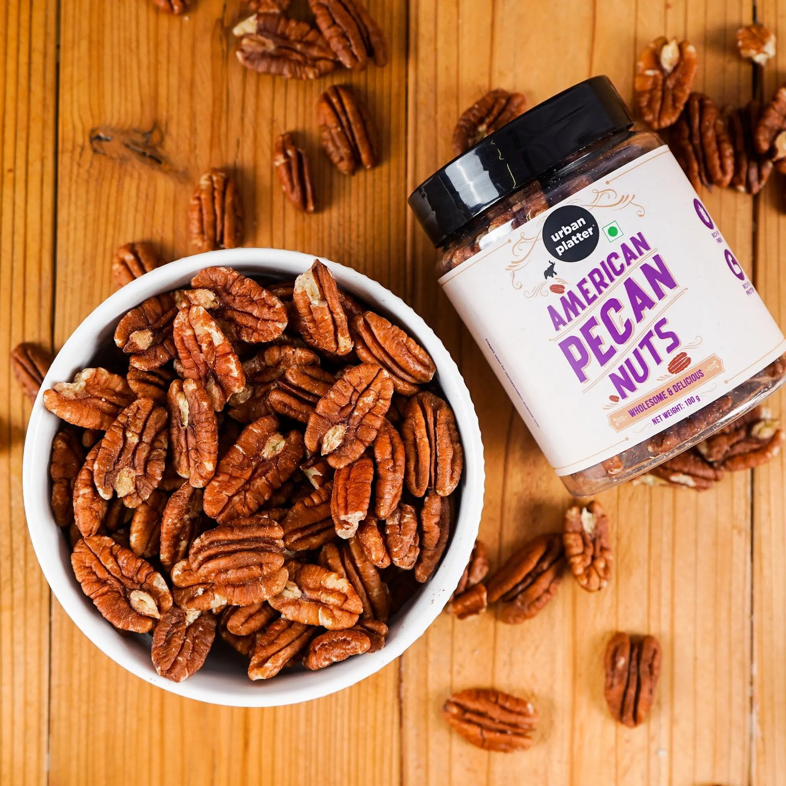 Urban Platter American Pecan Nuts, 100g