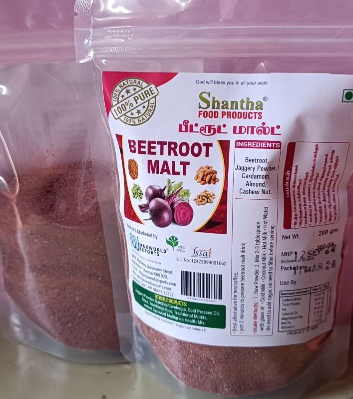Shantha Food Products - Beetroot Malt - 200gm