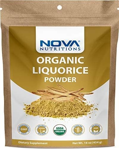 Nova Nutritions Certified Organic Licorice/Liquorice Root Powder 100gm