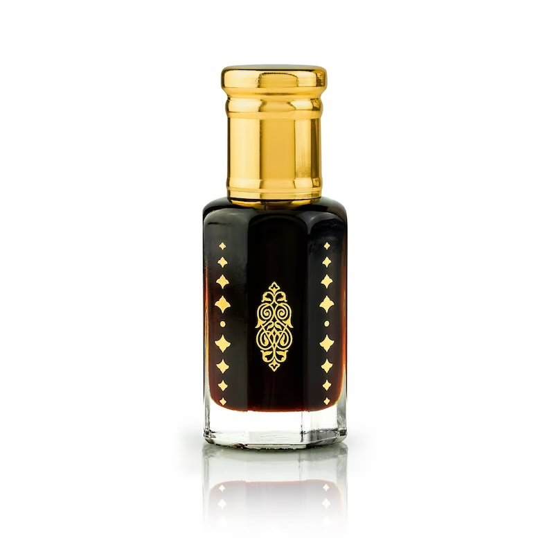 Black Musk by Tarife Attar, 12 ml Premium Perfume Oil, Bold, Heady, Long Lasting, Alcohol-Free, Vegan