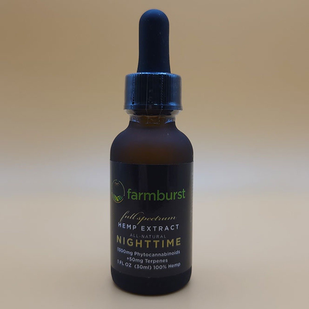 Nighttime "Sleep" CBD Oil - 1,300 mg (43 mg Per Serving) Full Spectrum CBD + CBG Tincture | 30 ml