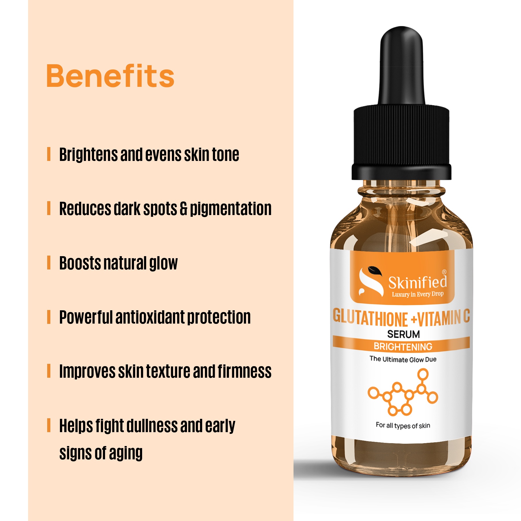 Glutathione + Vitamin C Serum 30ML