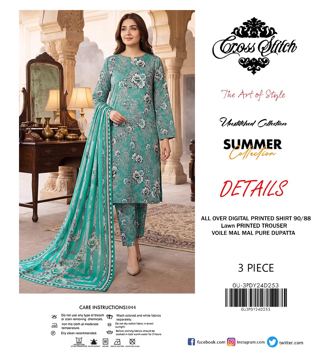 cross stitch by summer collection