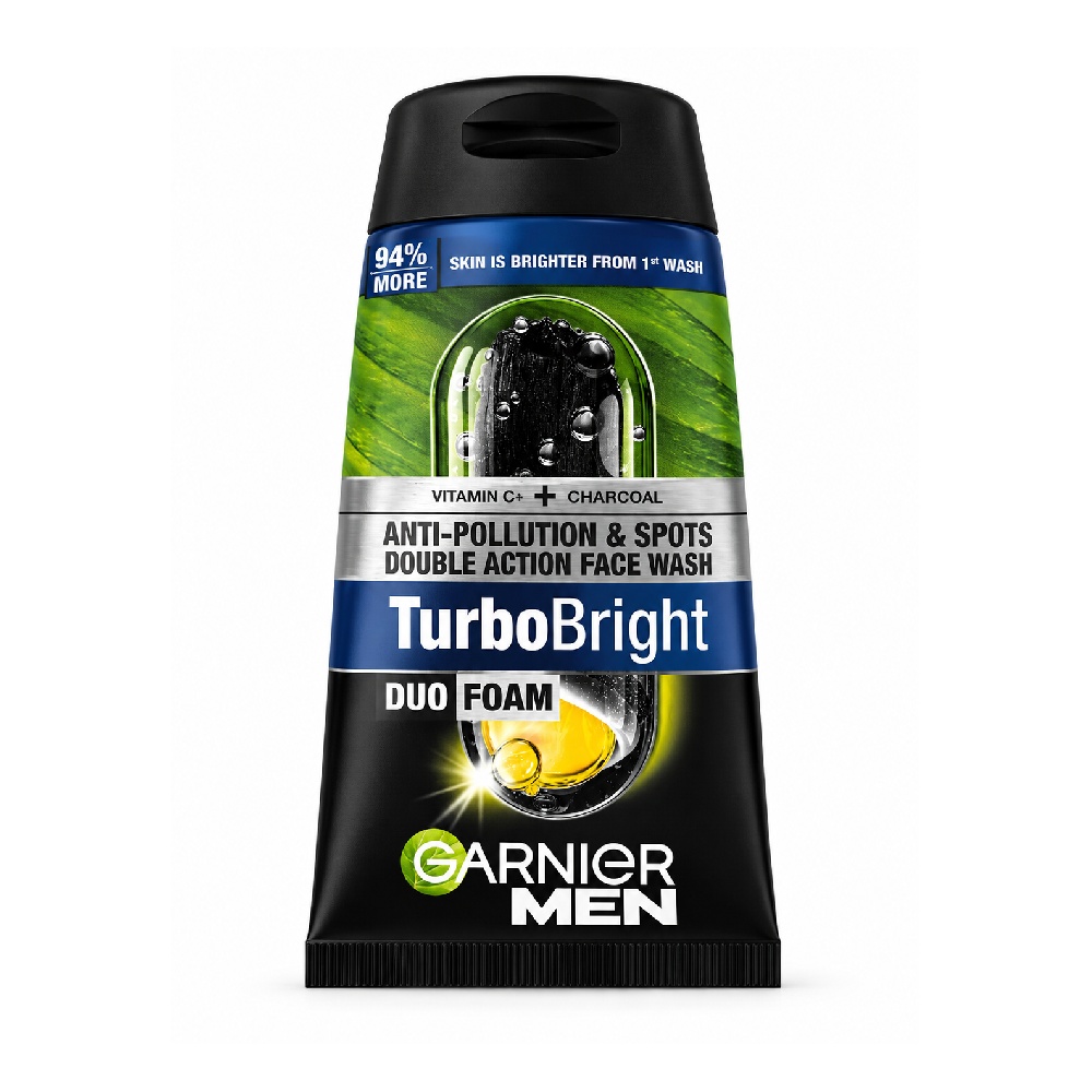 GARNIER MEN FACE WASH POWER WHITE SUPER DUO 100 ML
