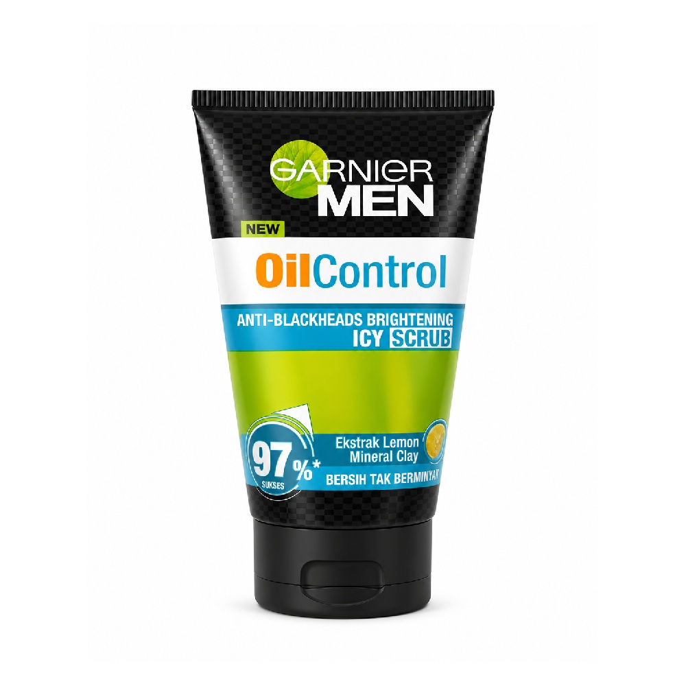 GARNIER MEN TURBO LIGHT BRIGHTENING ICY SCRUB 100 ML