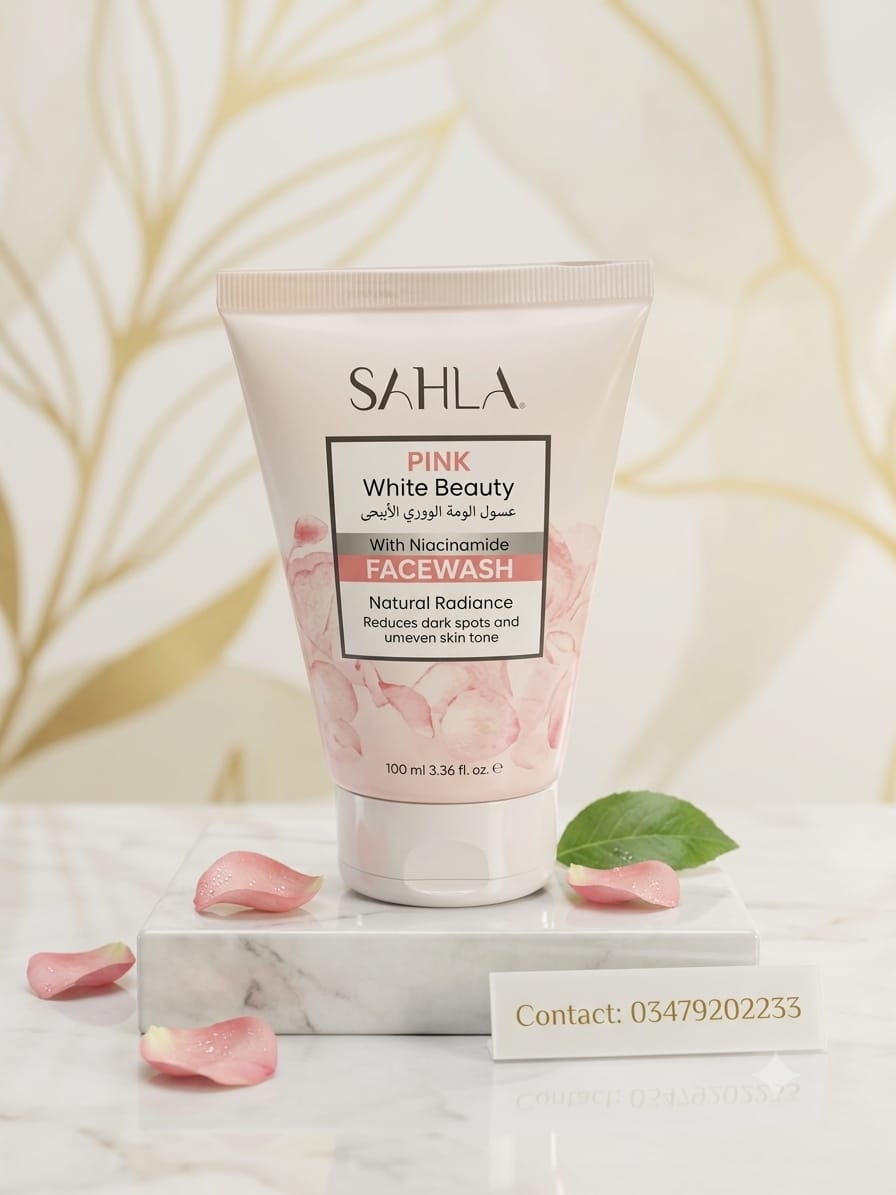 Pink White Beauty face Wash