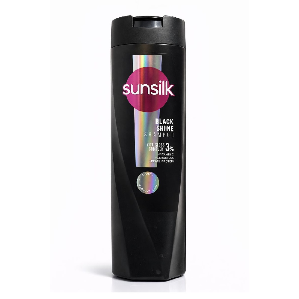 SUNSILK SHAMPOO BLACK SHINE SUPER MIX 360 ML