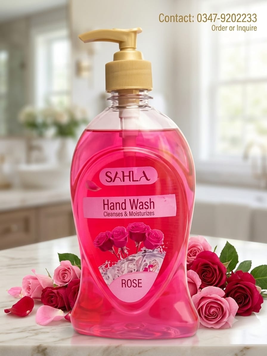Hand Wash Cleanses & Moisturizes Rose 500ml