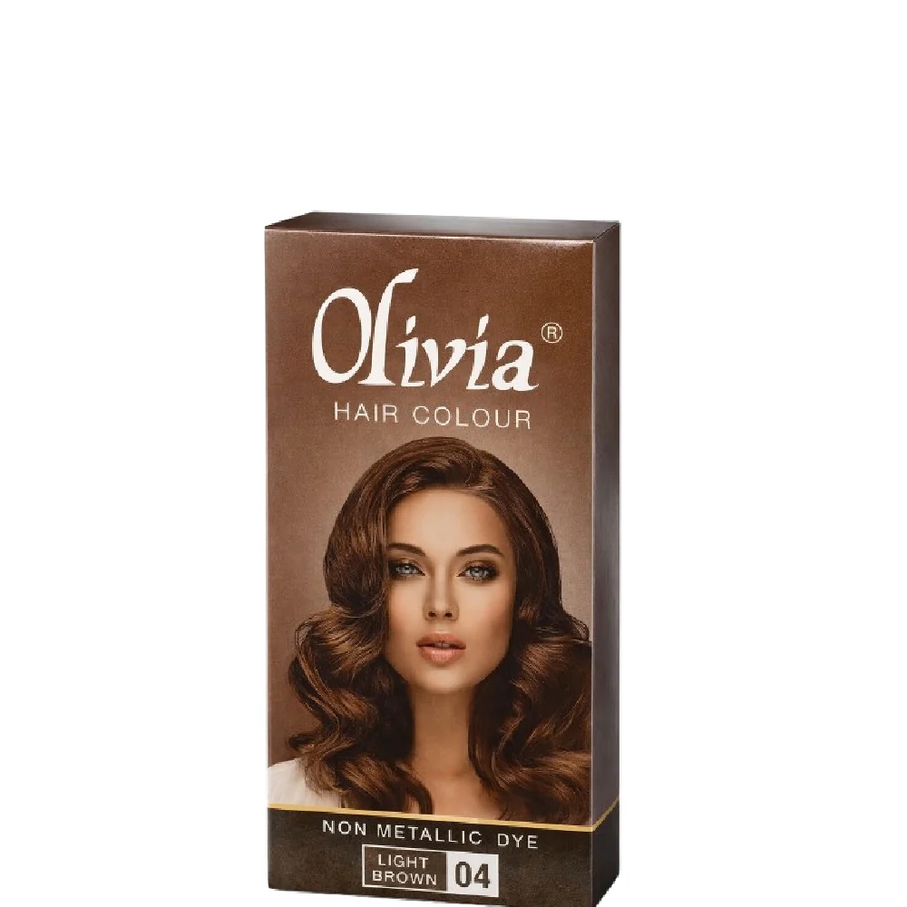 OLIVIA HAIR COLOR LIGHT BROWN 04 PC